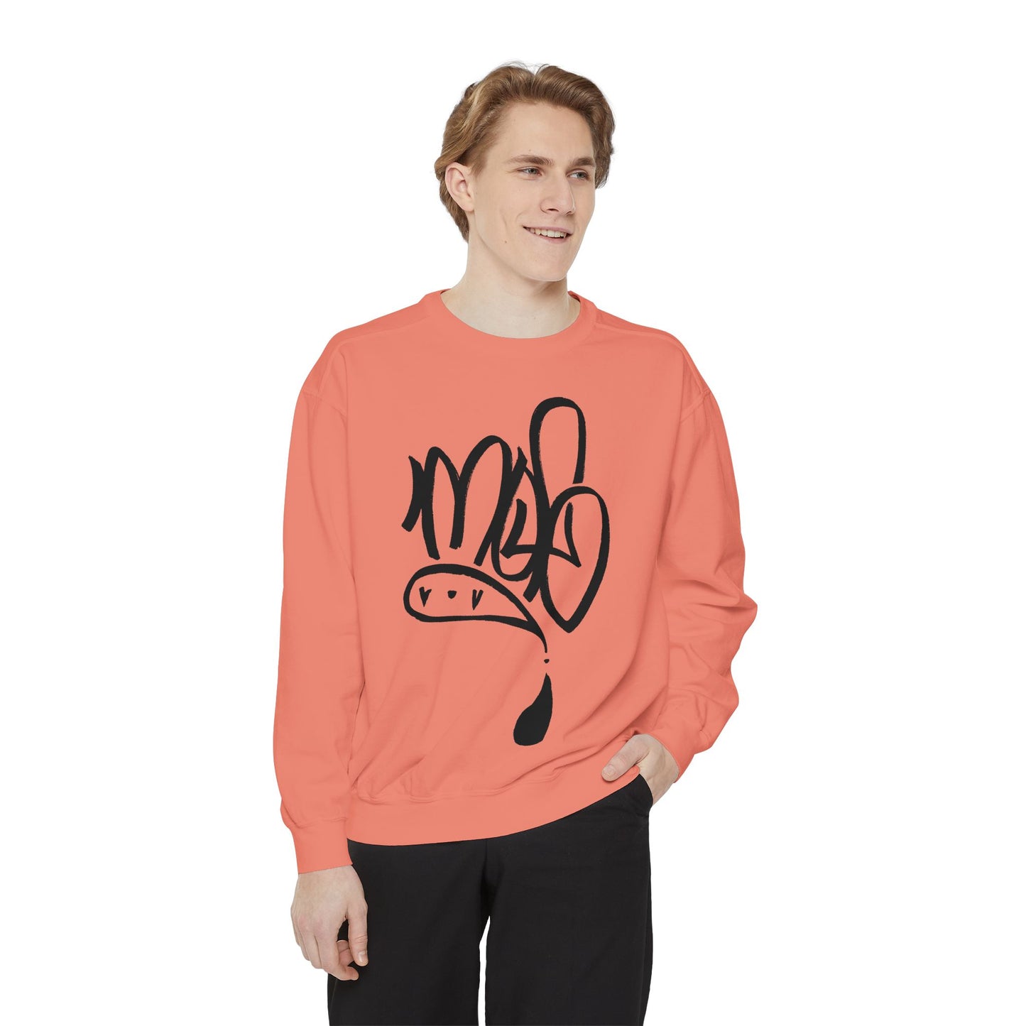 Mofo logo black unisex sweatshirts