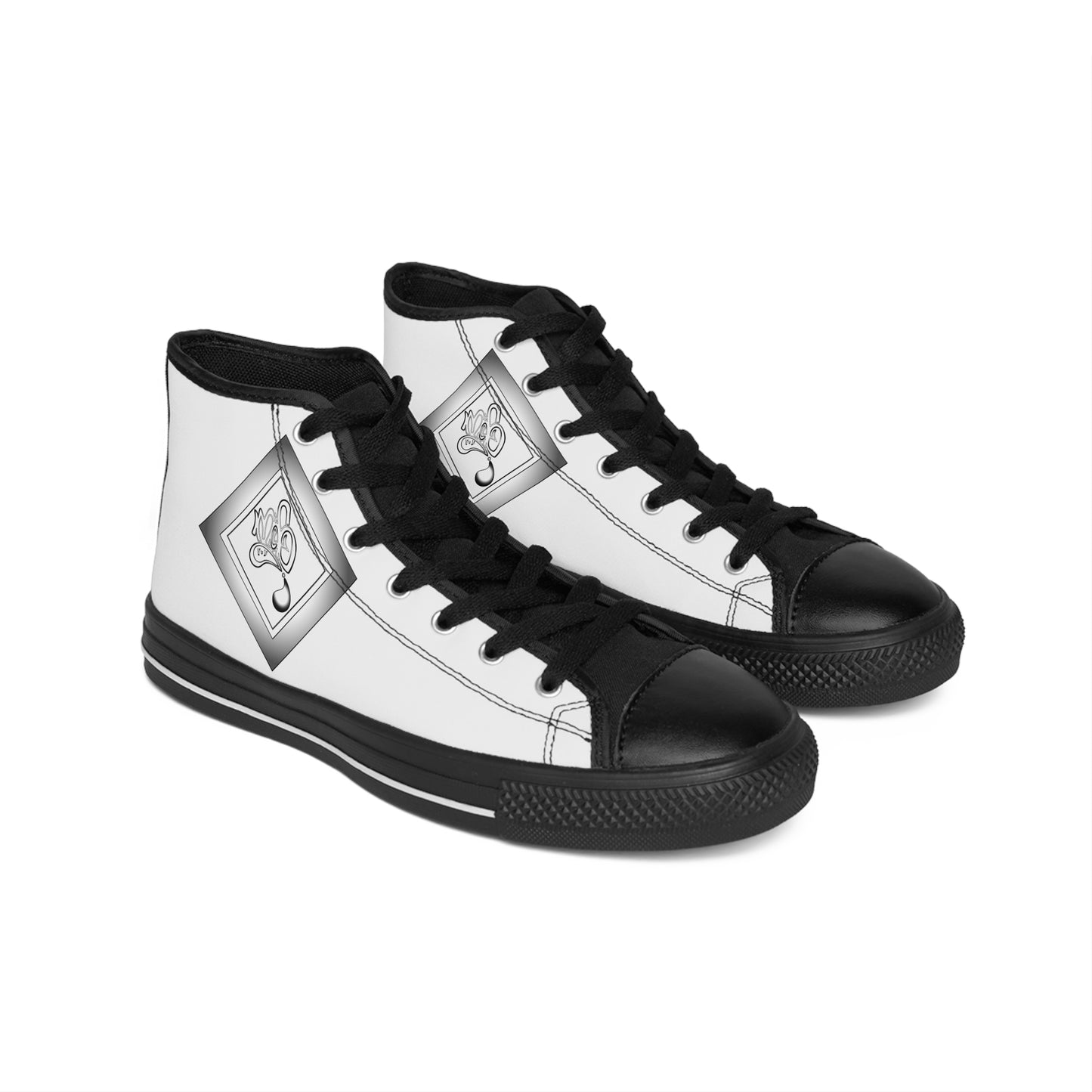 Stylish High-Top Sneakers with Unique Design, Casual Footwear, Trendy Shoes, Gift for Him, Everyday Style