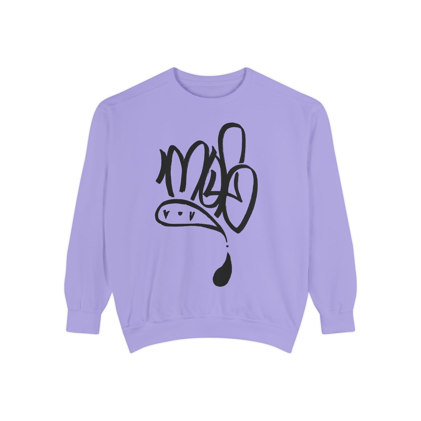 Unisex Garment-Dyed Sweatshirt with Unique Script Design, Cozy Casual Wear, Perfect Gift for Friends, Ideal for Everyday Comfort, [...]