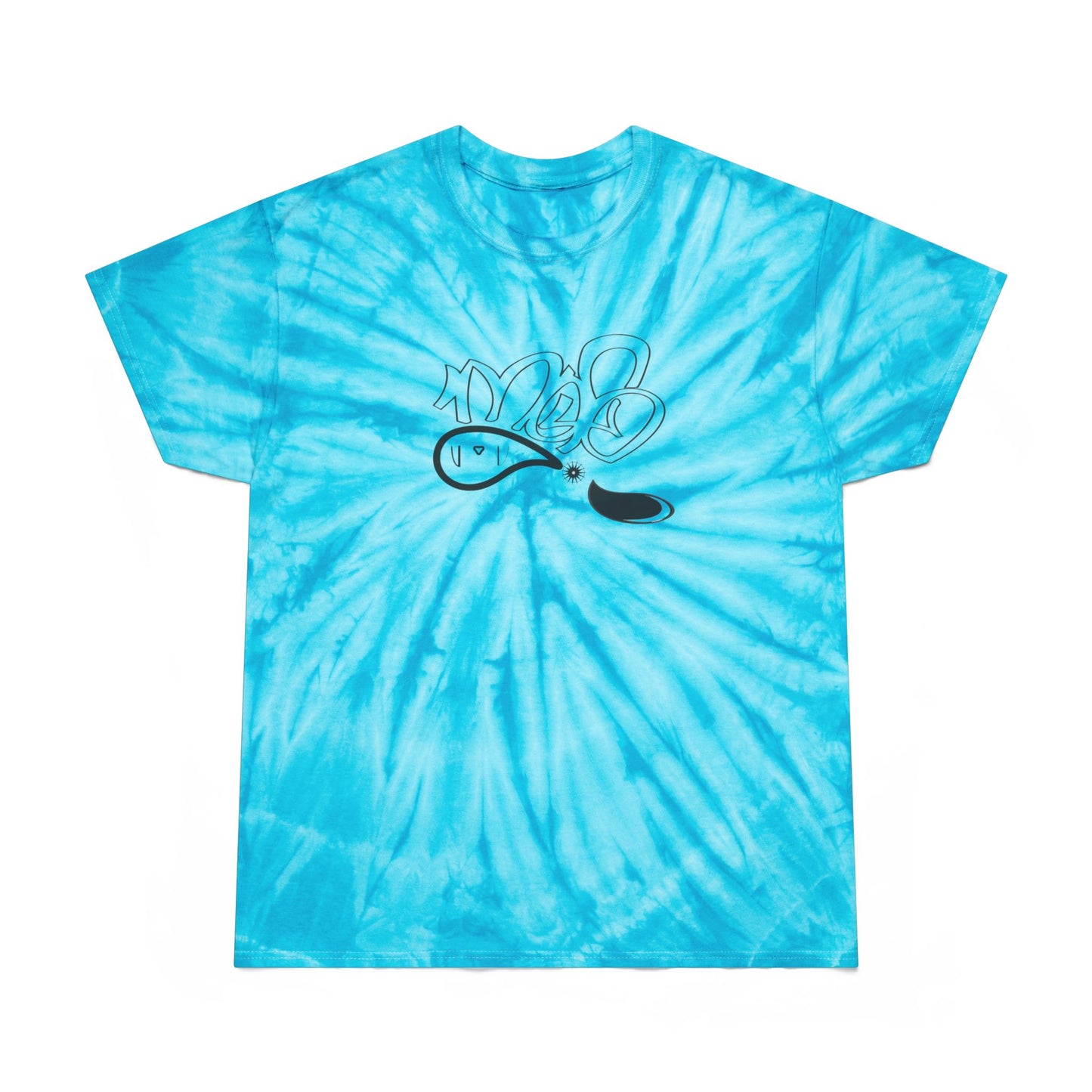 Bright Cyclone Tie-Dye Tee - Casual Chic, Summer Vibes, Gift for Friends, Music Festivals, Beach Outfits, Vintage Style