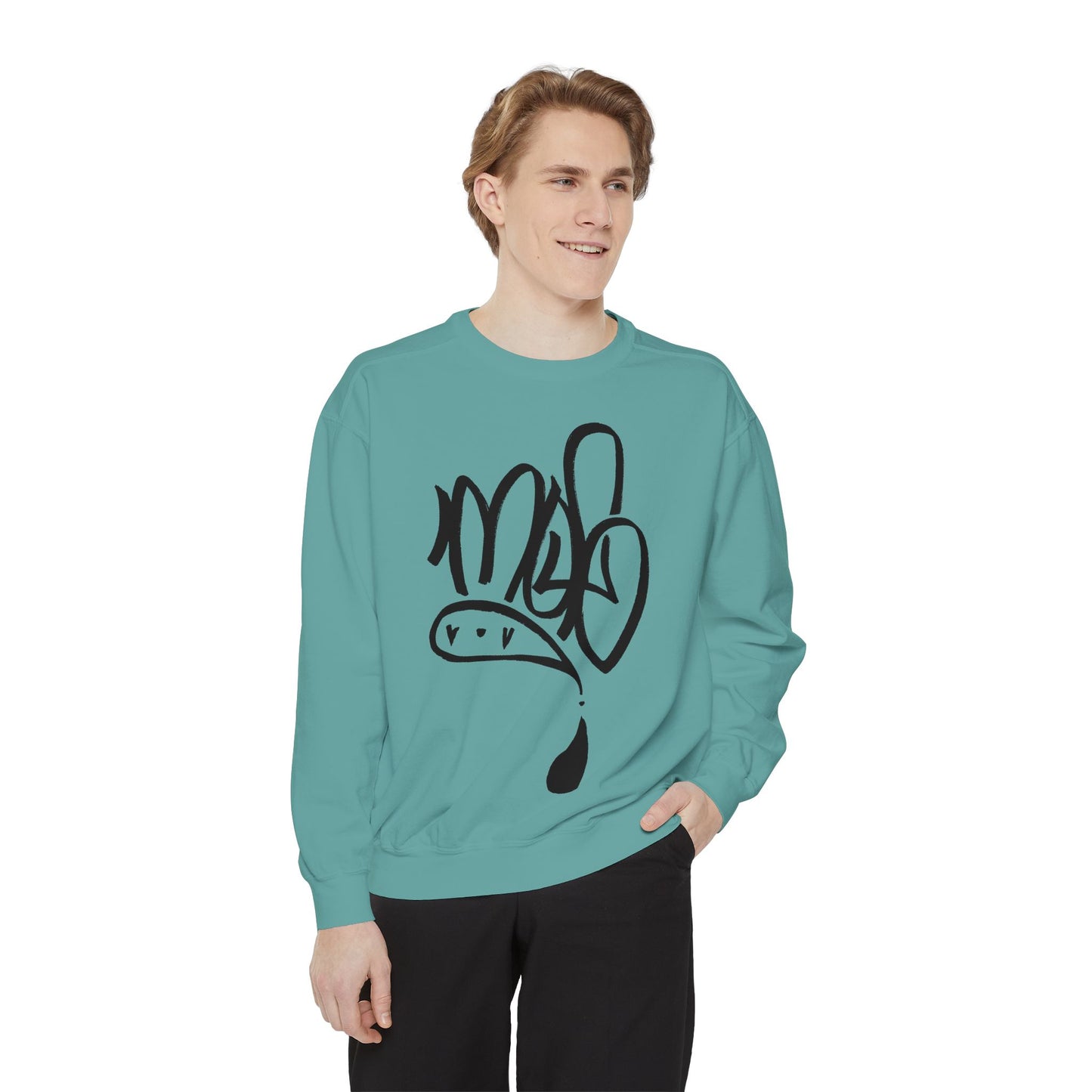 Mofo logo black unisex sweatshirts