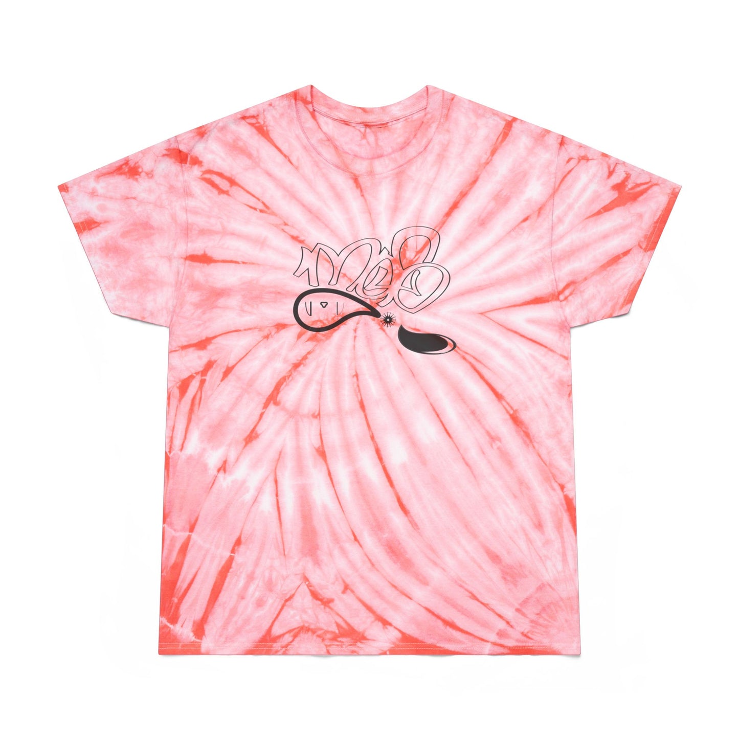 Bright Cyclone Tie-Dye Tee - Casual Chic, Summer Vibes, Gift for Friends, Music Festivals, Beach Outfits, Vintage Style