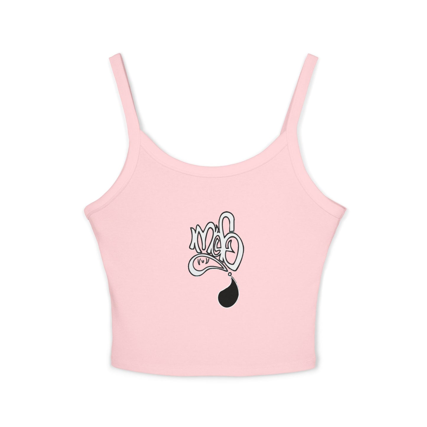 Blue Spaghetti Strap Tank Top with Unique Design | Casual Summer Wear, Feel-Good Fashion, Beach Essentials, Gift for Her, Trendy Outfit