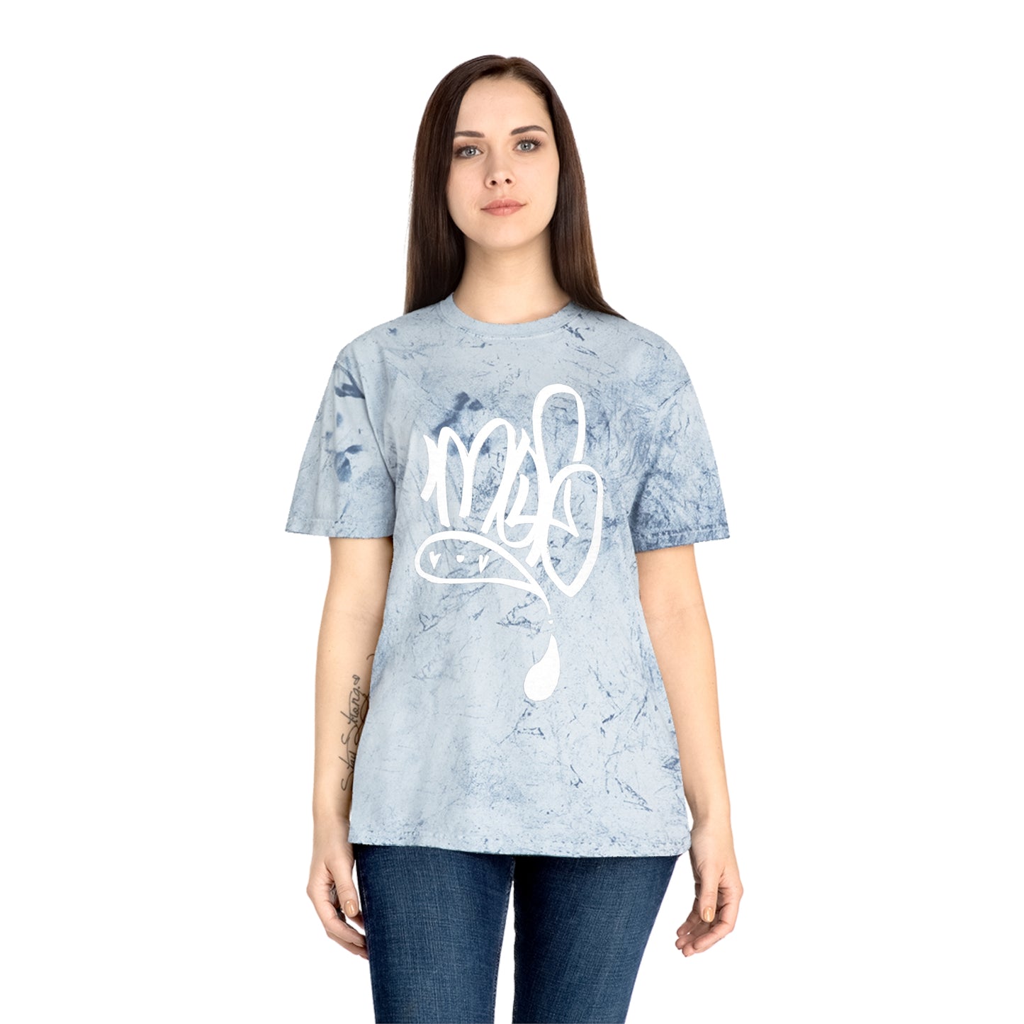 Color Blast unisex mofo logo white