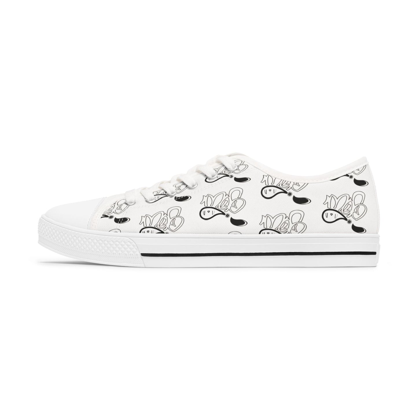Stylish Women’s Low Top Sneakers, Trendy Footwear, Unique Sneakers for Everyday Wear, Fun Gift for Her, Casual Style Shoes