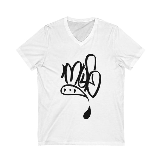 Stylish V-Neck Graphic Tee | Casual Wear, Street Style, Gift for Him/Her, Comfy Summer Top, Art-Inspired Shirt