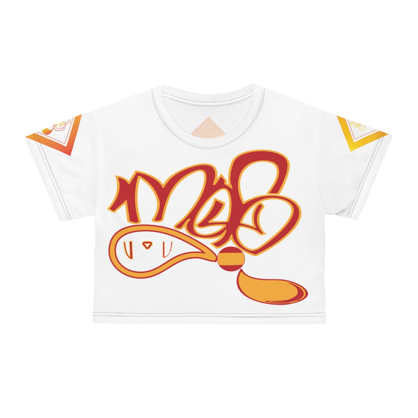 Spain mofo logo diamond combo crop tee