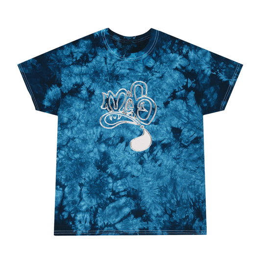 Crystal Blue Tie-Dye Tee | Relaxed Tee for Boho Vibes | Trendy Summer Top | Perfect Gift for Friends | Festival Wear | Beach Day Essential