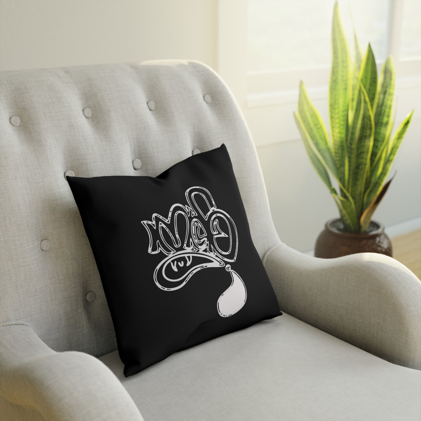 Stylish Graphic Cushion with Unique Design | Perfect for Home Decor, Gift, Living Room, Couch Pillow, Art Statement Piece
