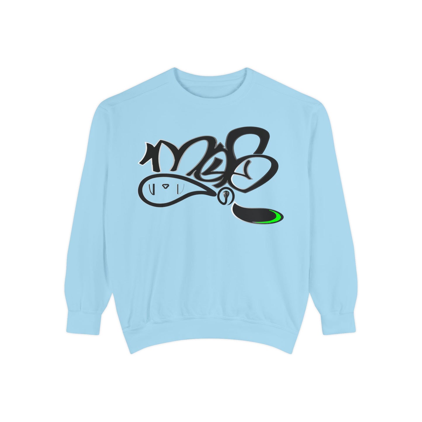 Graffiti Script Sweatshirt — mofo snake logo