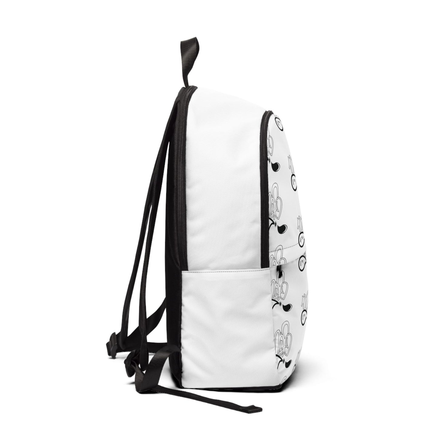 Trendy Unisex Fabric Backpack with Playful Design - Ideal for School, Travel, Gifts, Daily Use, and Eco-Friendly Lifestyle
