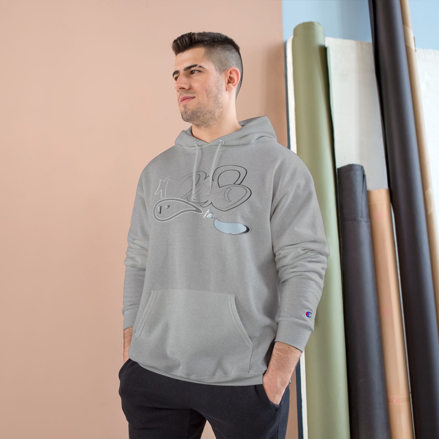 Champion Hoodie — mofo air gem logo