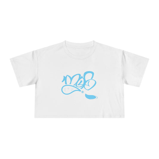 Graffiti-Inspired Women's Crop Tee - Stylish Casual Wear, Streetwear Fashion, Summer Top, Gift for Her, Festival Outfit