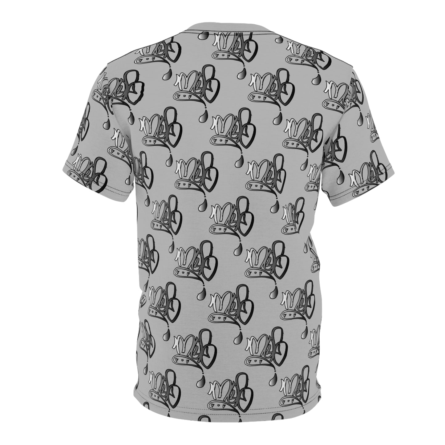 mofomindofosiris aop logo drip silver light grey