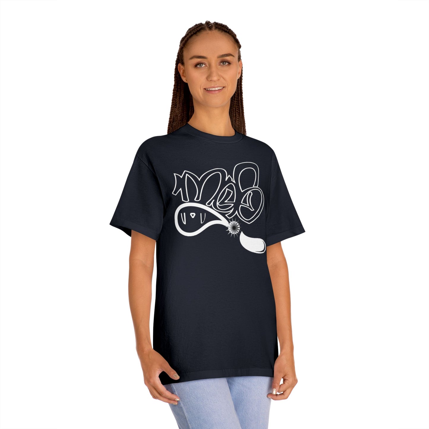 Unisex Classic Tee with Abstract Design, Casual Wear, Gift for Friends, Streetwear, Summer Style, Everyday Comfort
