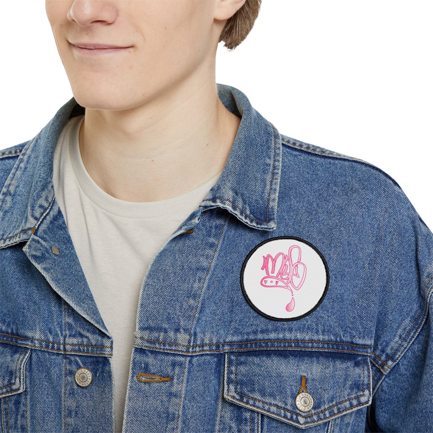 Chic Iron-On Patches for Personalizing Jackets, Bags, and Apparel | Perfect for DIY Fashion, Gifts, and Crafting | Cute Cow Design