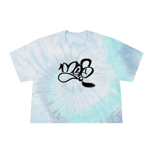 Women's Tie-Dye Crop Tee | Trendy Summer Top, Casual Streetwear, Gift for Her, Festival Attire, Hand-Dyed Fashion