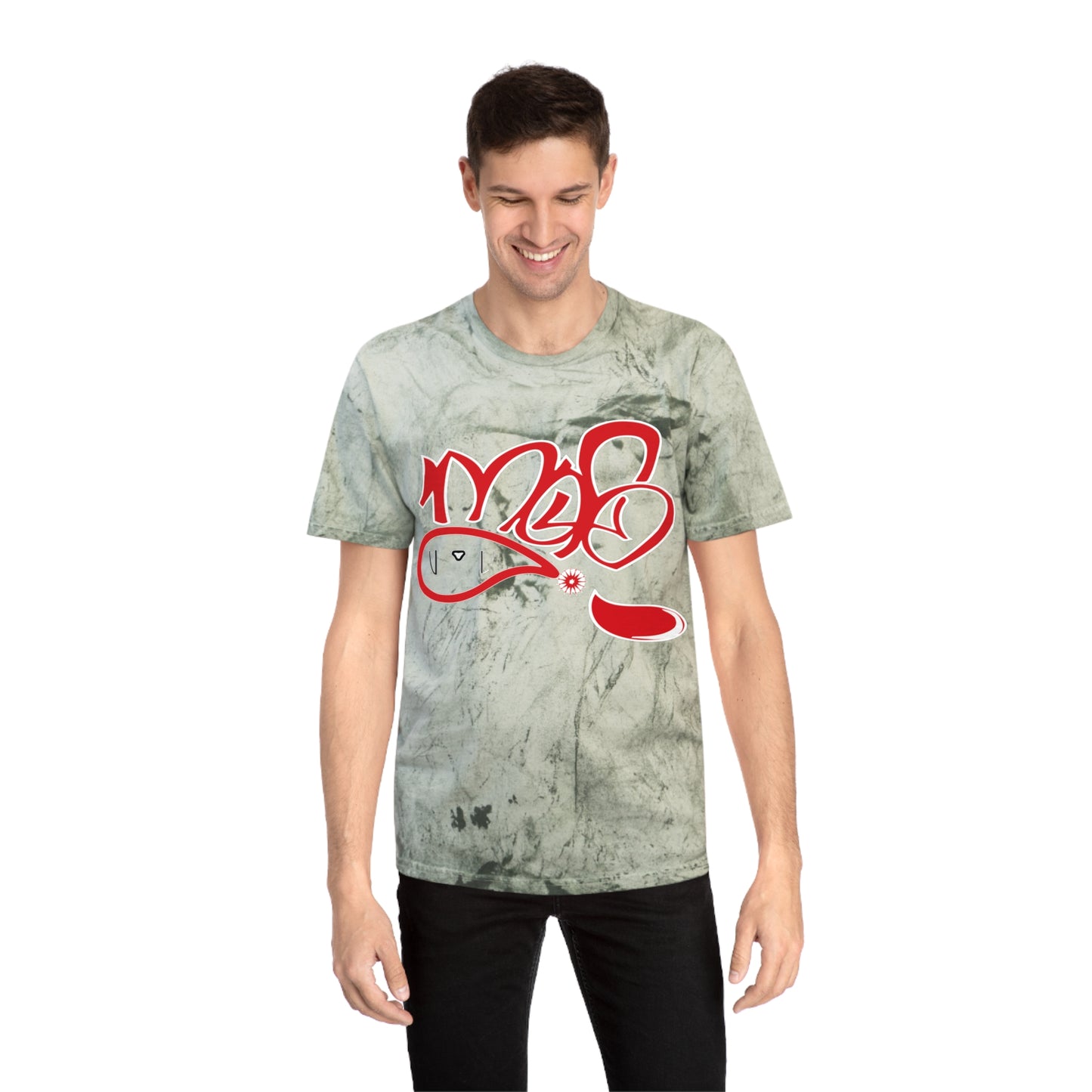 Colorful Graphic Tee, Streetwear Shirt, Artistic Unisex Apparel, Casual Summer Top, Trendy Festival Wear