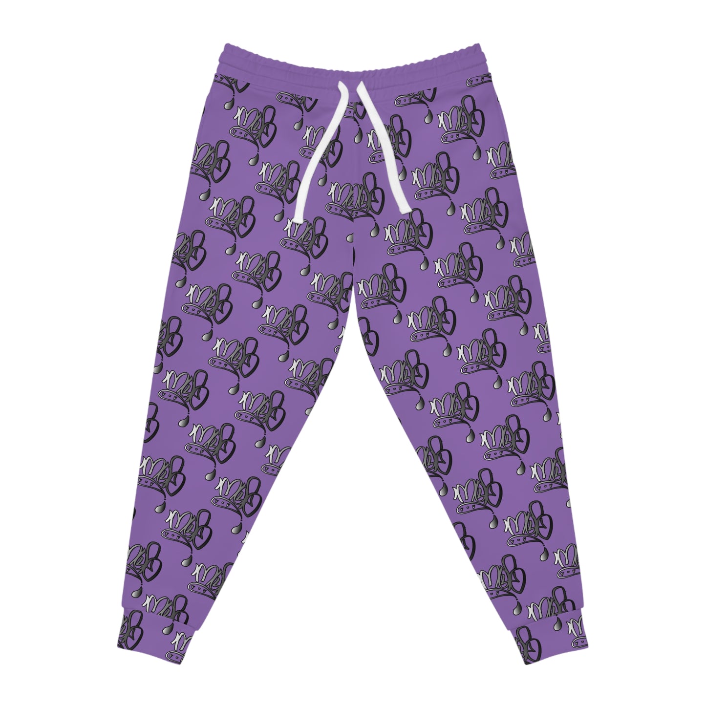 Aop mofo logo joggers silver violet