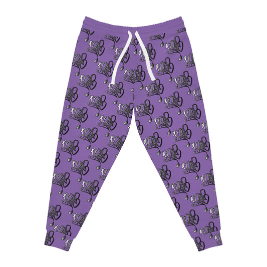 Aop mofo logo joggers silver violet