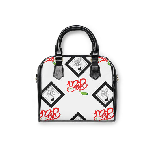 Chic Floral Shoulder Handbag | Trendy Tote, Everyday Accessory, Gift for Her, Stylish Designer Bag, Unique Handbag