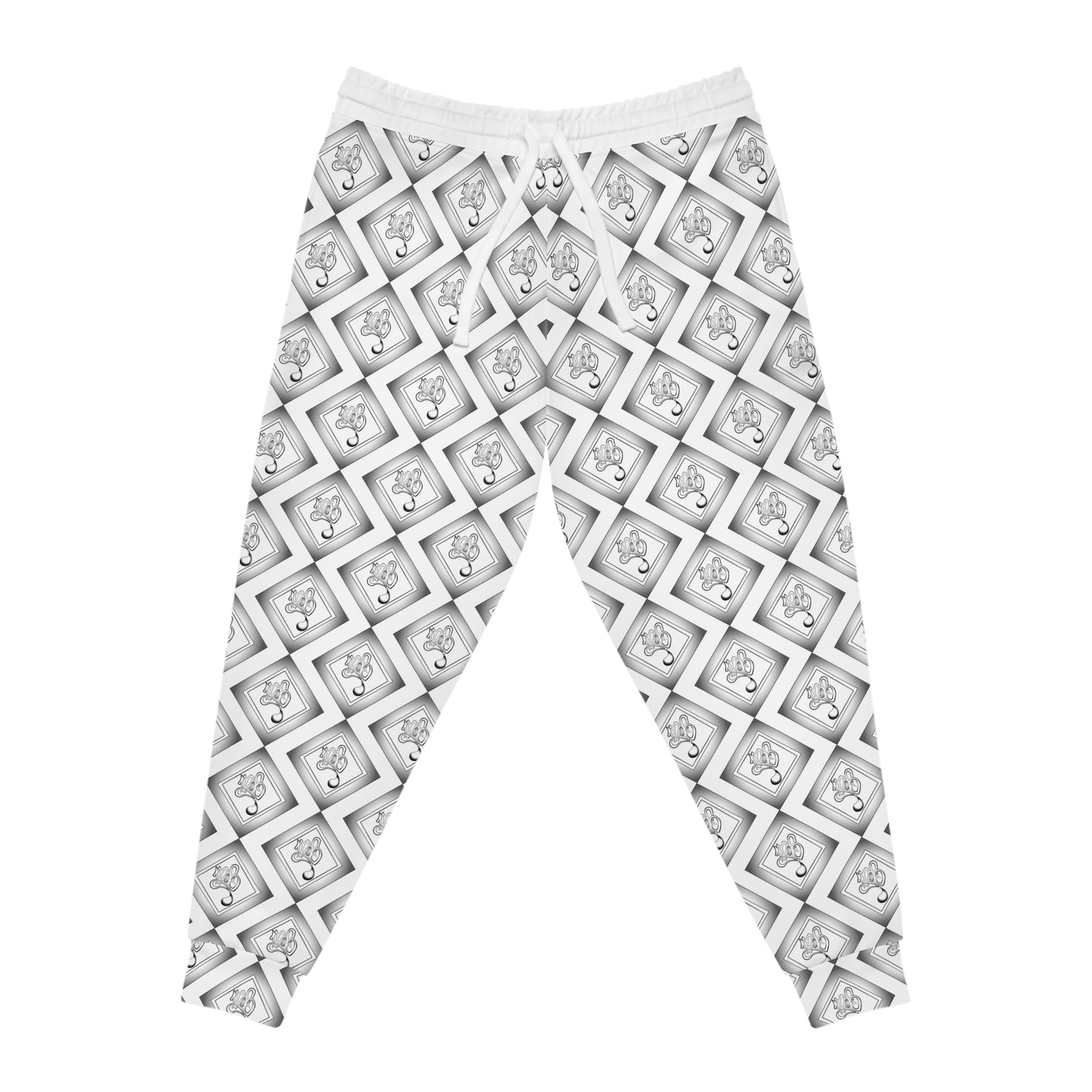 Mofo diamond aop joggers white