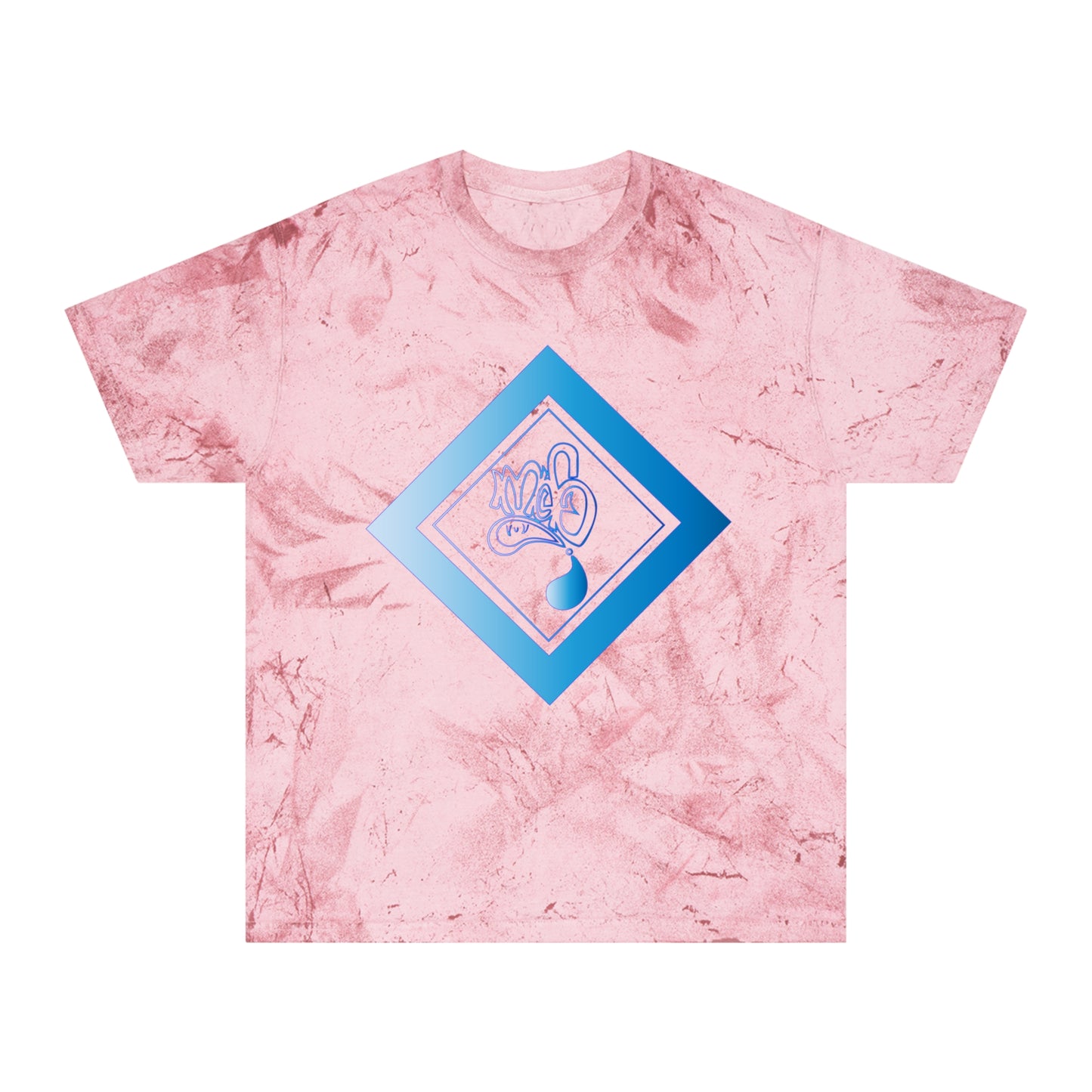 Color Blast unisex mofo logo diamond aqua