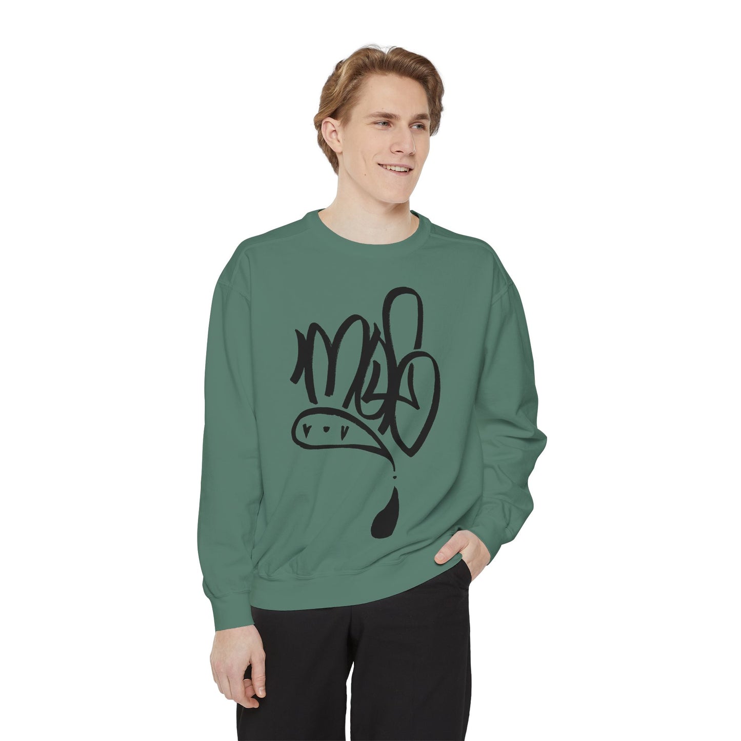 Mofo logo black unisex sweatshirts