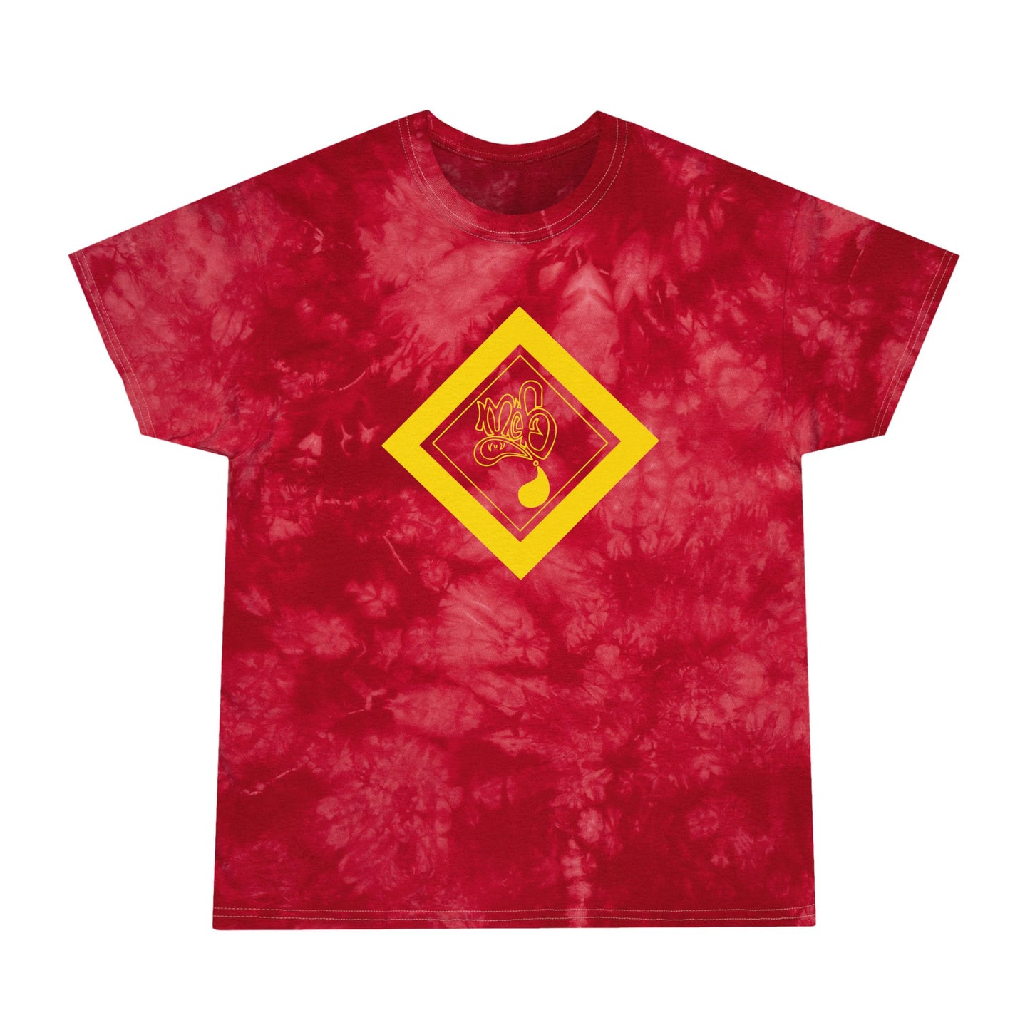 Crystal Tie-Dye Tee, Relaxed Vibe, Perfect for Summer, Beach Wear, Gifts, Festivals, Unisex Fashion