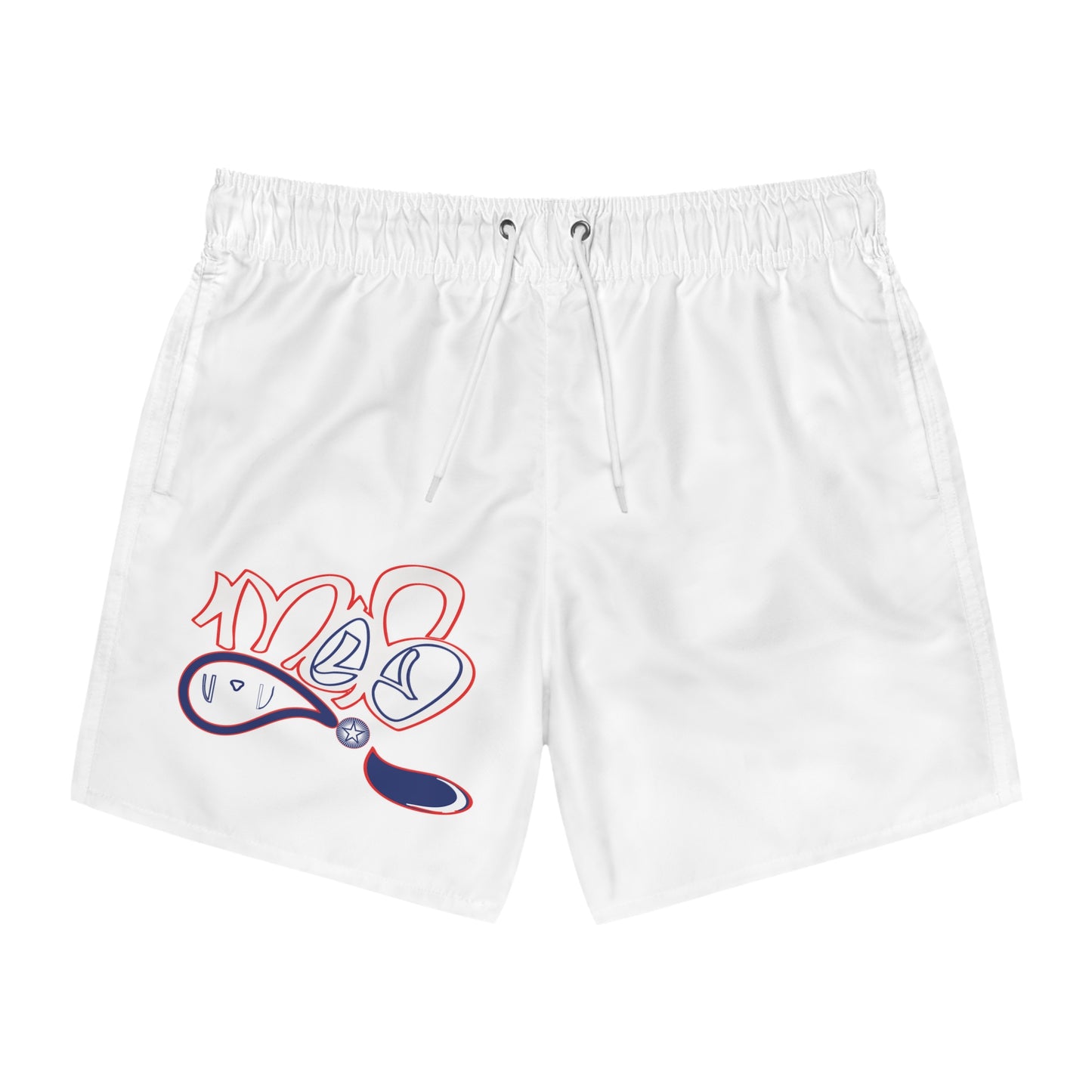 Stylish Swim Trunks for Beach Days, Summer Essentials, Pool Party Gear, Vacation Attire, Fun Print Swimwear