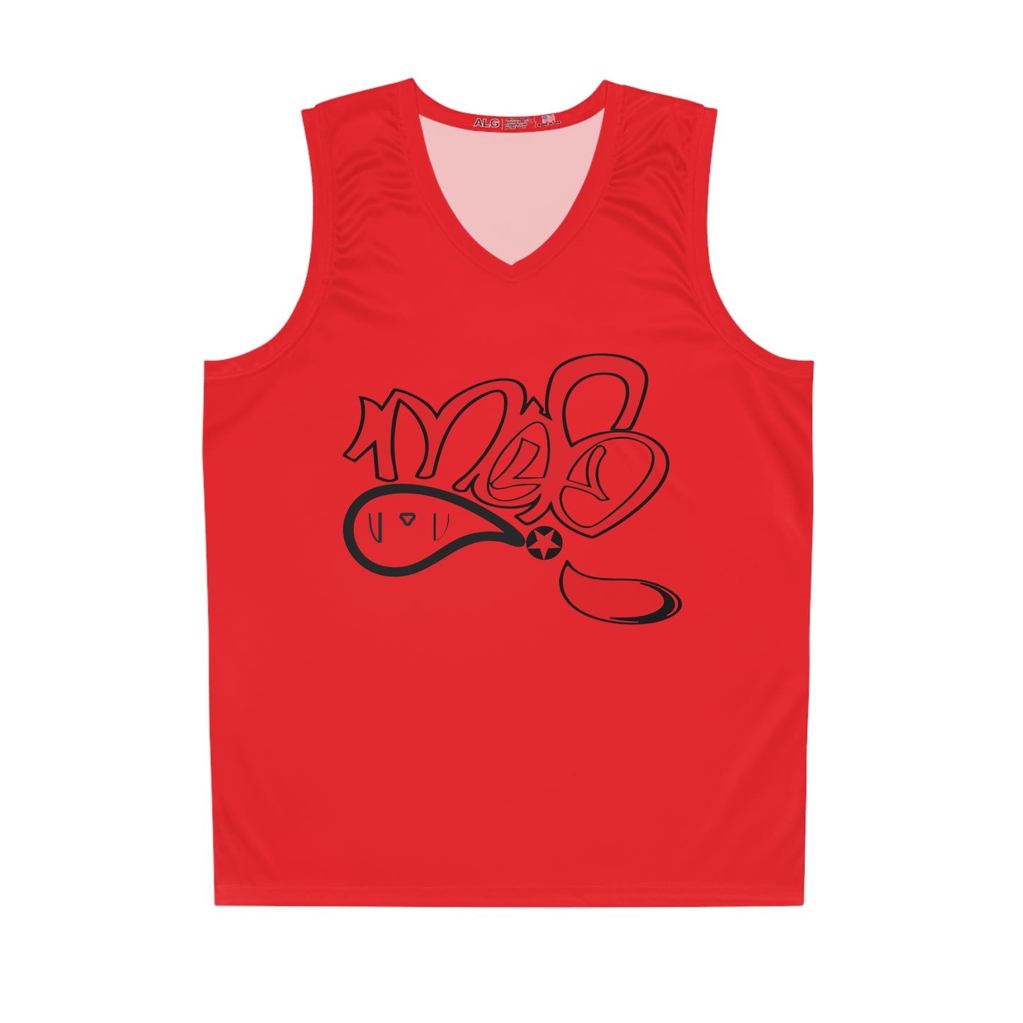 Vibrant Graffiti Basketball Jersey - Perfect for Players, Sports Fans, and Streetwear Lovers, Graphic Athletic Top, Casual Wear, Team Spirit
