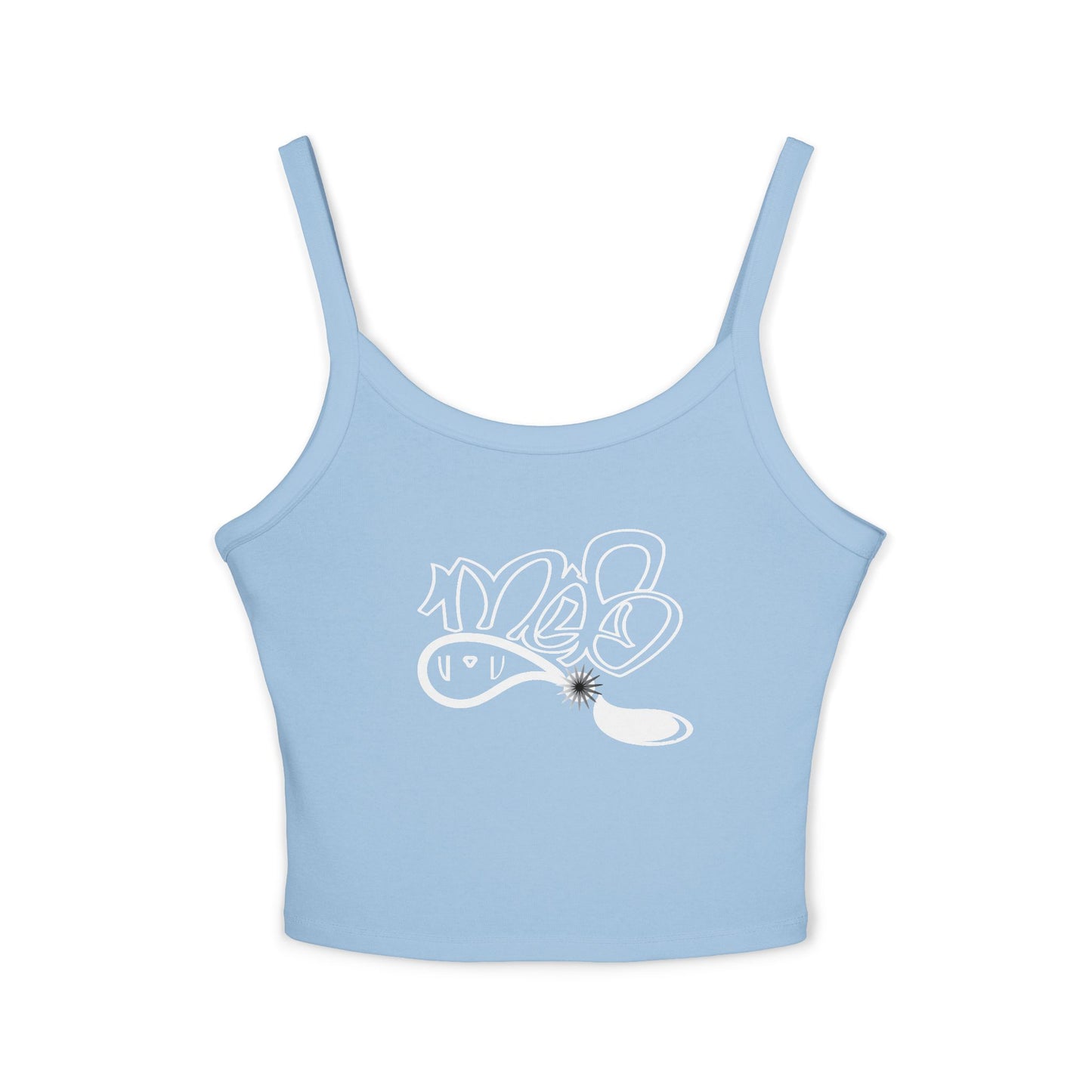 Trendy Spaghetti Strap Tank Top, Summer Top, Casual Outfit, Birthday Gift, Fashionable Crop Top, Beach Wear