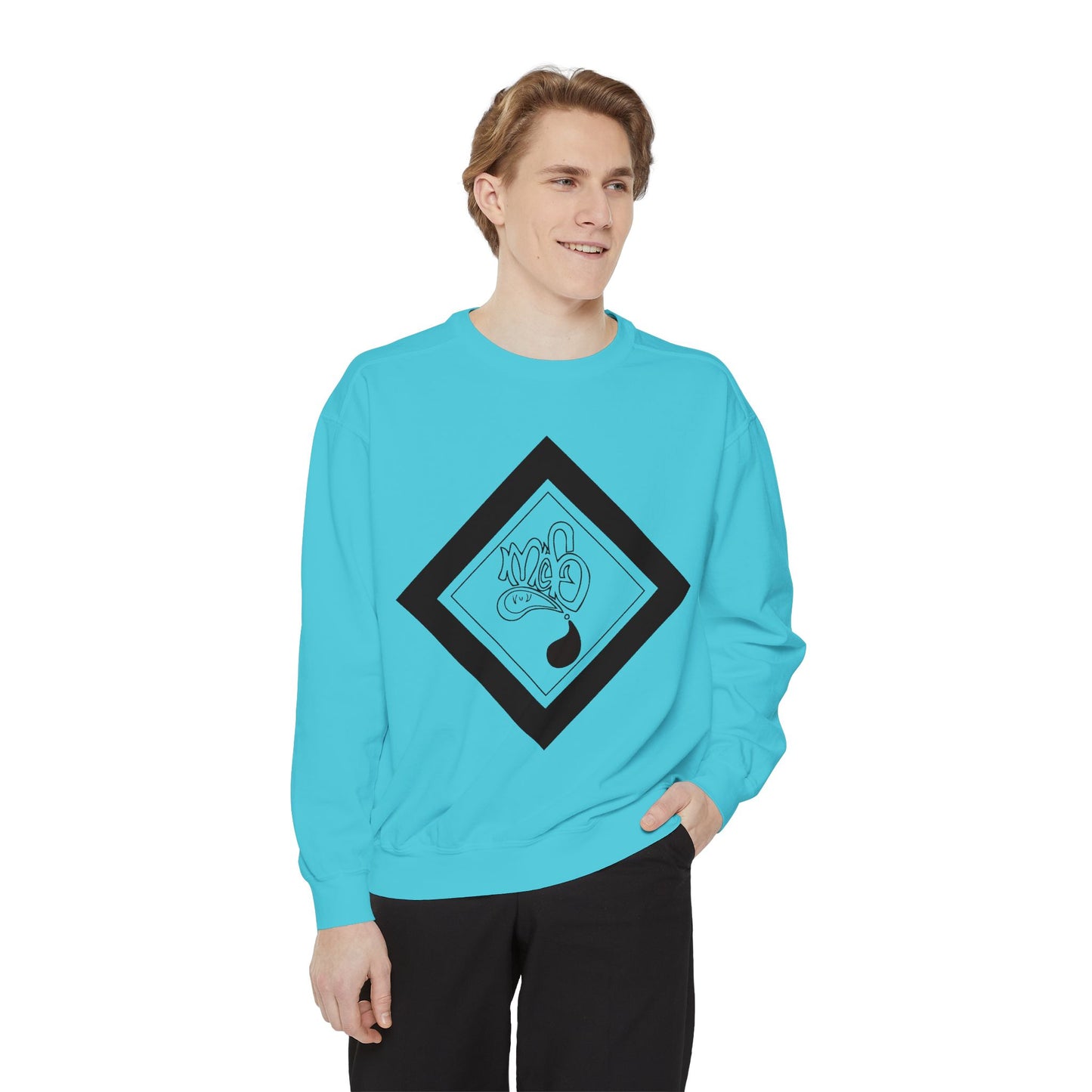 Mofo diamond black unisex sweatshirt