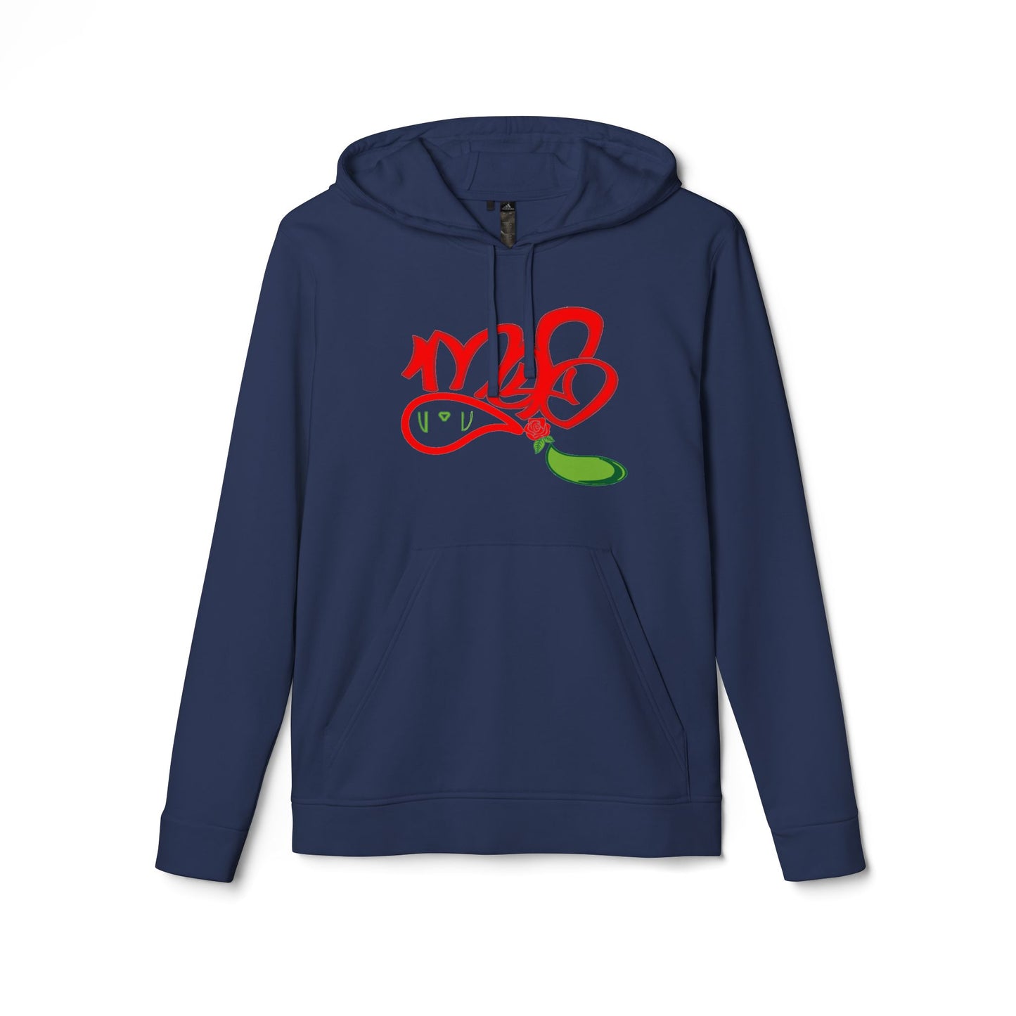 Unisex Fleece Hoodie with Eye-Catching Graphic Design