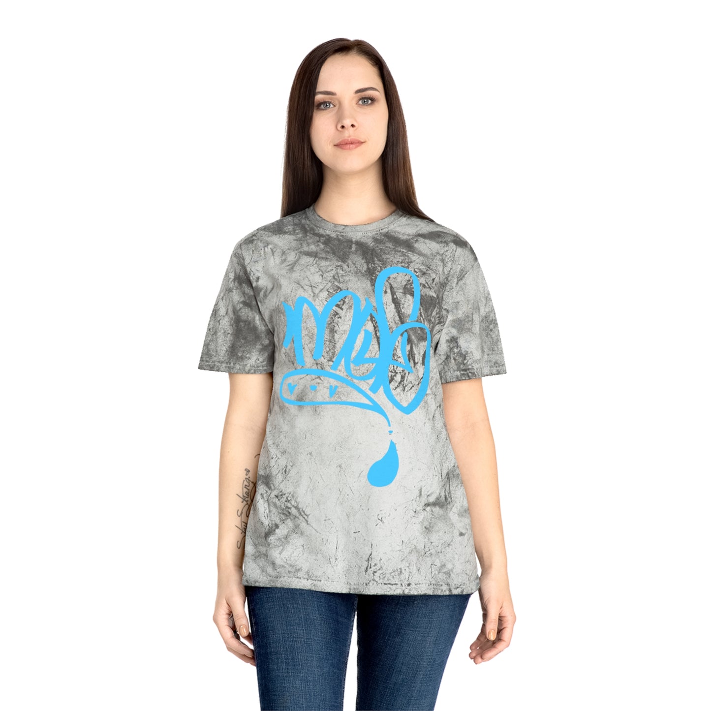 Color Blast unisex mofo logo blue