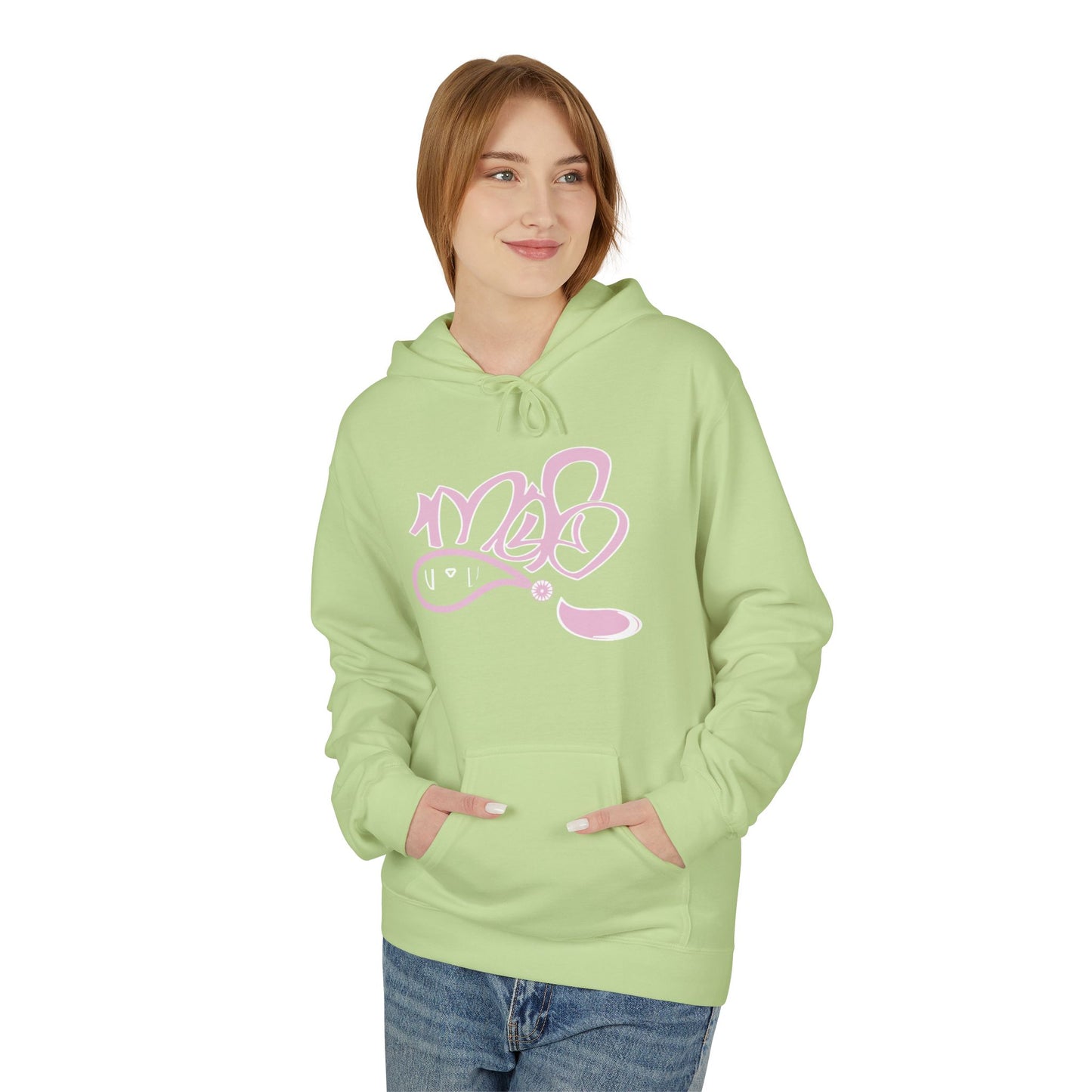 Trendy Softstyle Fleece Hoodie - Cozy Streetwear, Graffiti Art Design, Perfect for Casual Outings, Gift for Friends, Fall Fashion Essential
