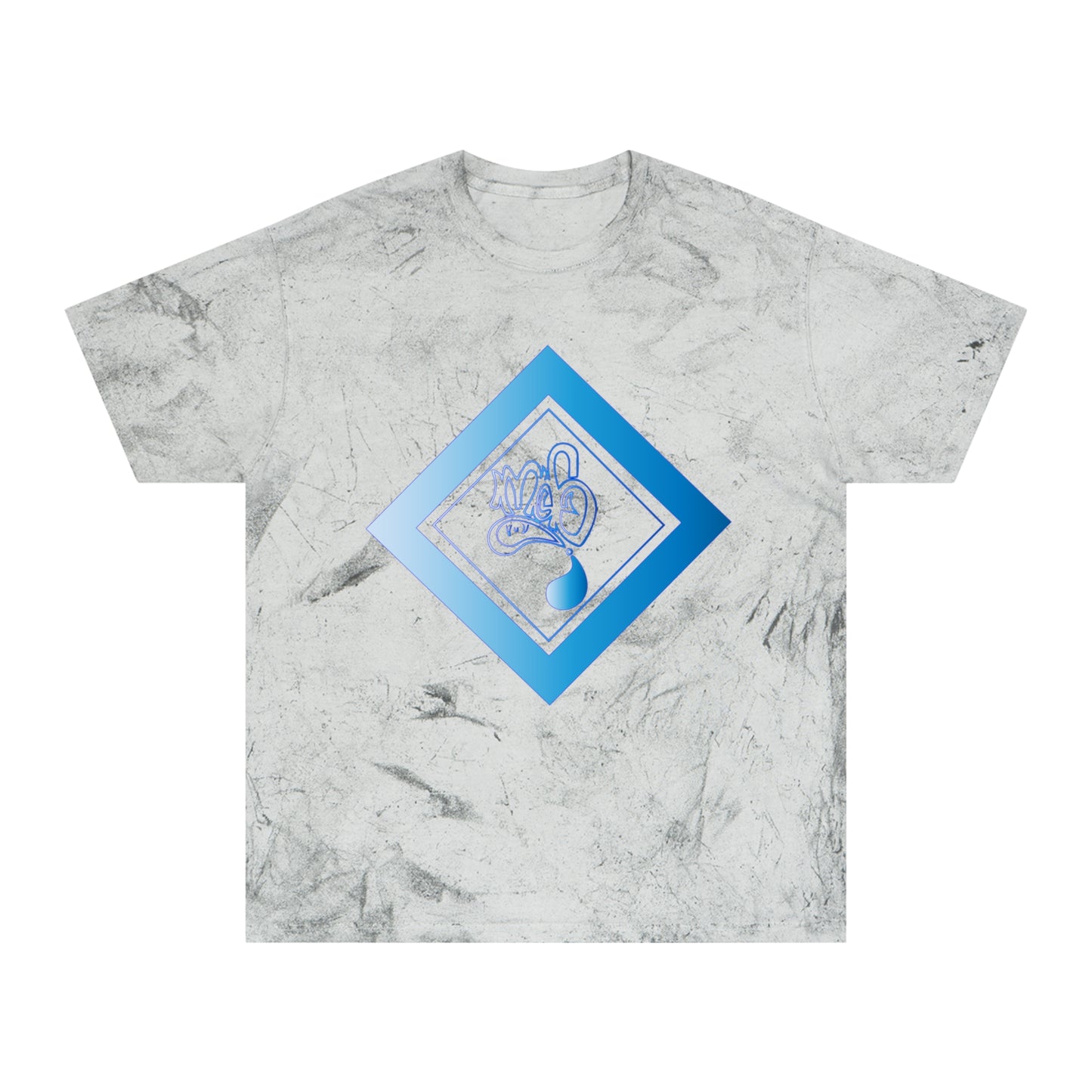 Color Blast unisex mofo logo diamond aqua