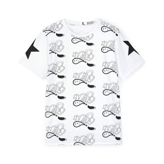 Men's Athletic Jersey with Star Accents, Sportswear, Activewear, Gift for Sports Lovers, Casual Everyday Wear, Ultimate Fan Gear