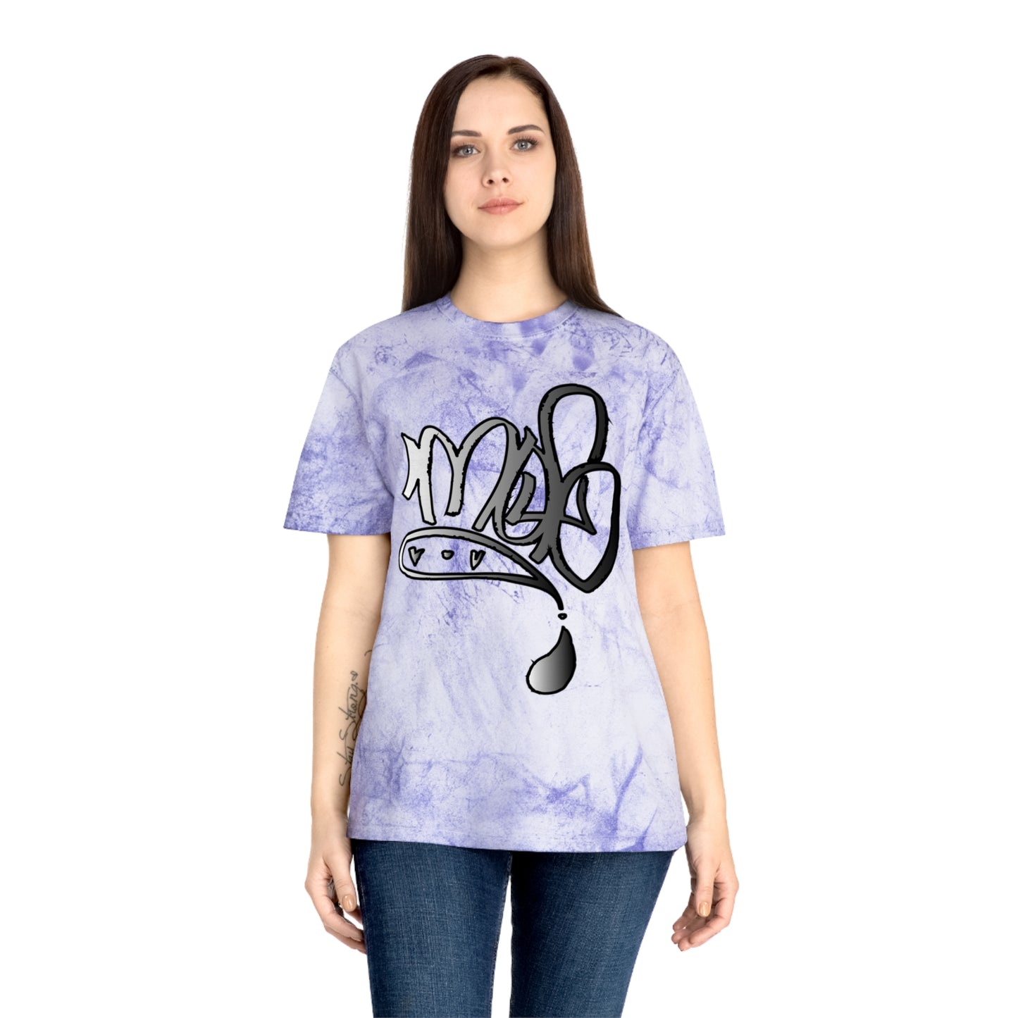 color blast unisex silver mofo logo