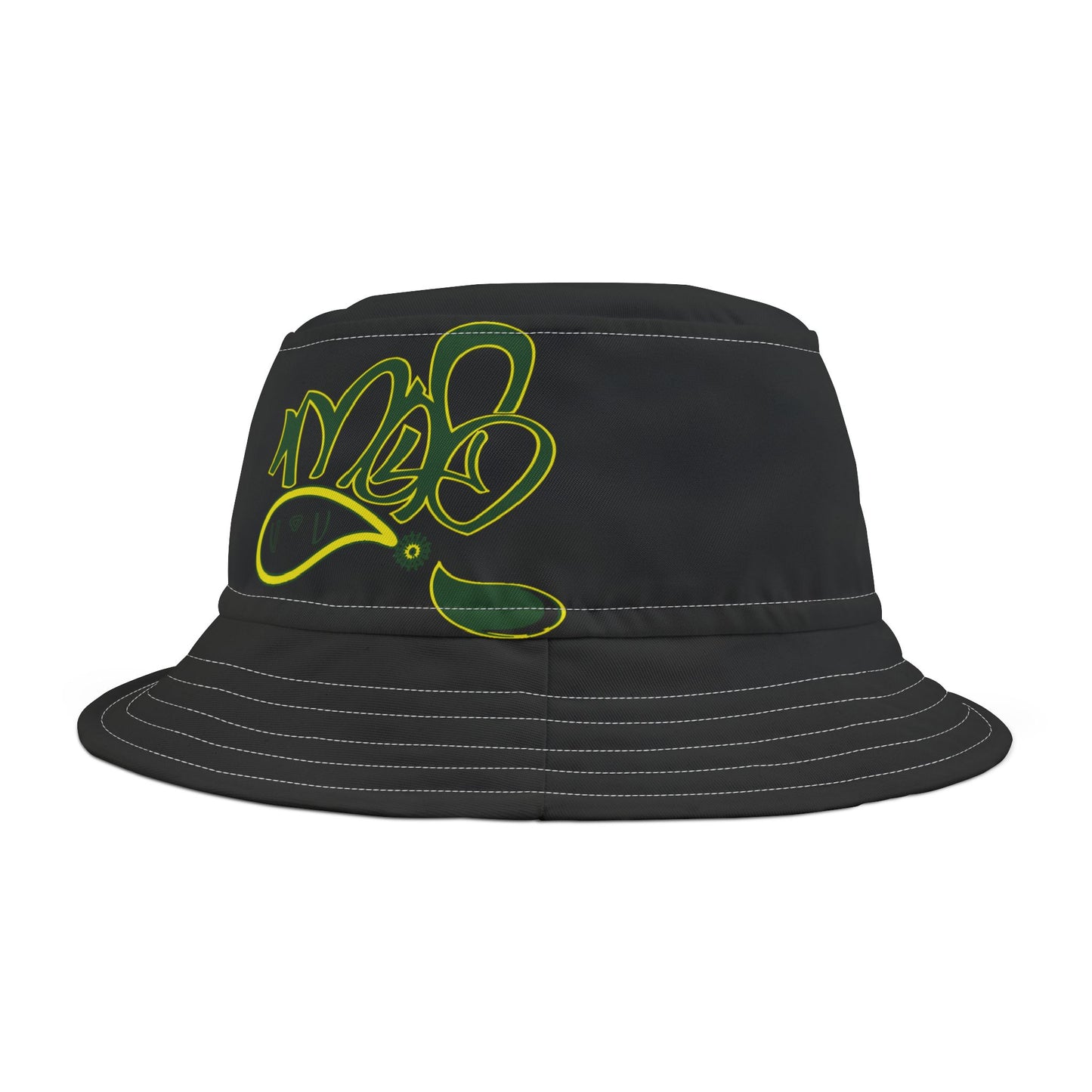 Trendy Graffiti Bucket Hat for Urban Style, Streetwear Accessory, Perfect for Festivals, Summer Days, Outdoor Adventures