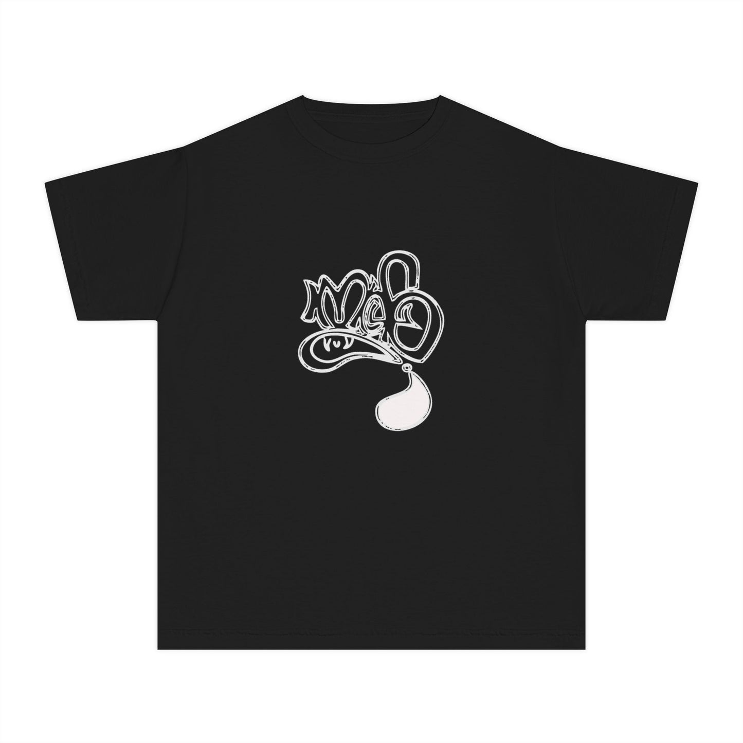 Youth Midweight Tee with Artistic Design, Comfortable Stylish Youth Shirt, Summer Wear, Gift for Kids, Casual Outfit