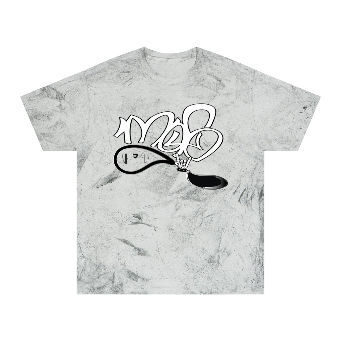 color blast unisex mofo rockstar logo