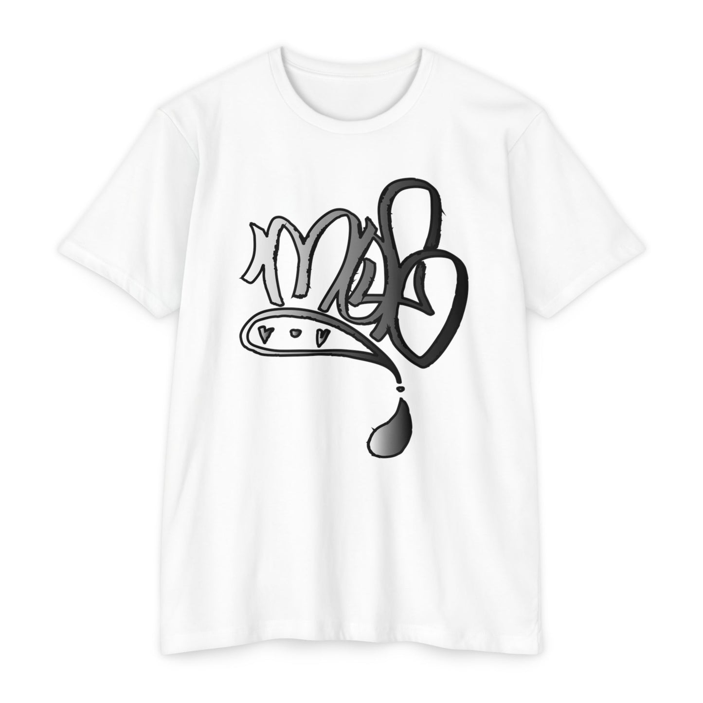 Street Art Inspired Unisex CVC Jersey T-Shirt, Urban Fashion Tee, Graphic T-Shirt, Casual Wear, Cool Gift Idea