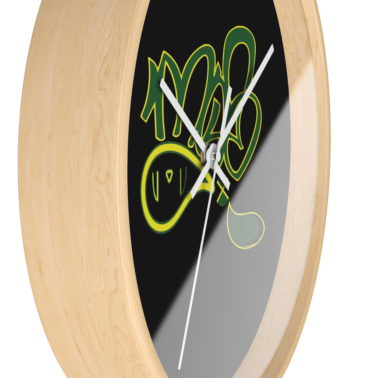 Urban Graffiti Wall Clock, Modern Home Decor, Gift for Hip-Hop Lovers, Unique Timepiece, Art for Living Room