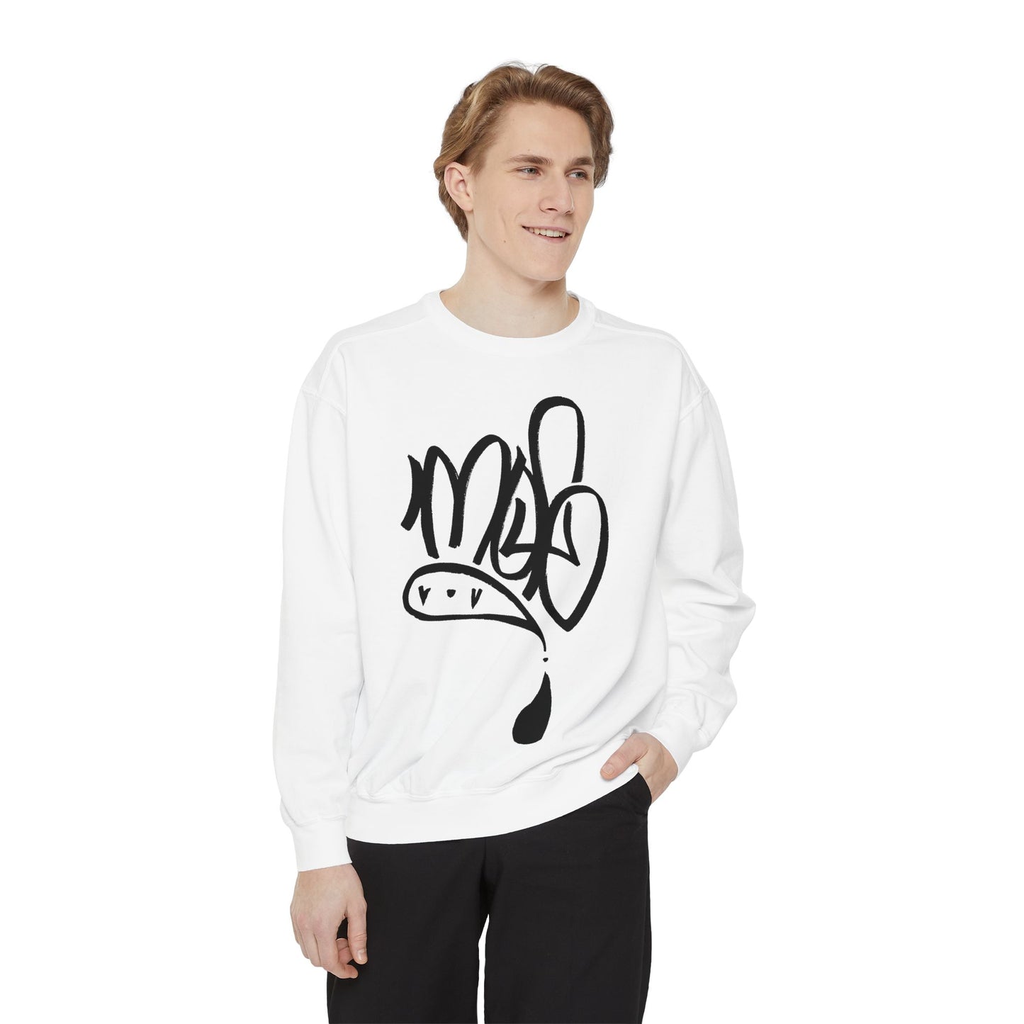 Mofo logo black unisex sweatshirts