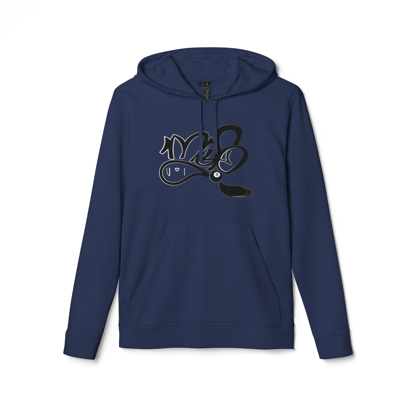 Unisex Fleece Hoodie with Bold Graphic Design