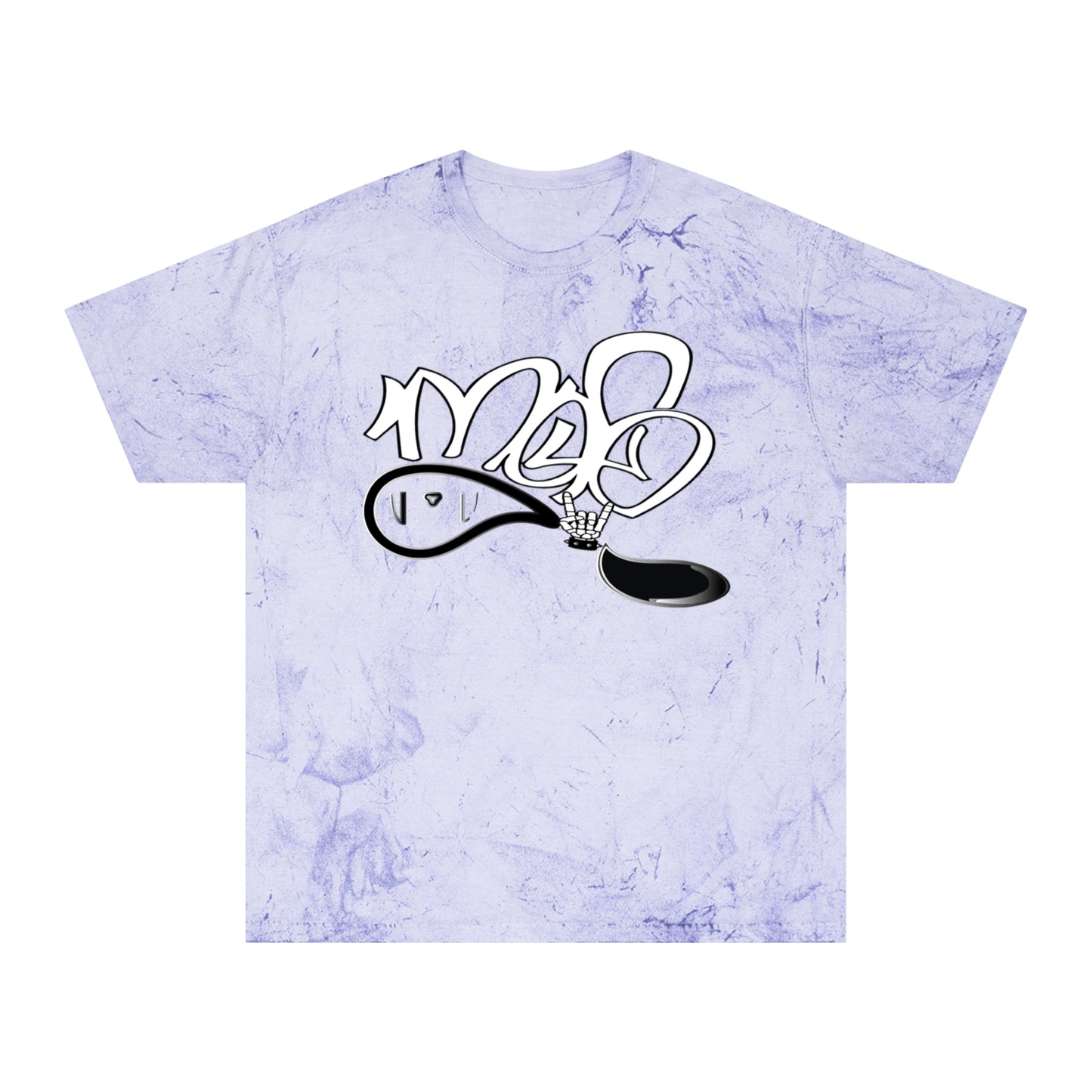 color blast unisex mofo rockstar logo