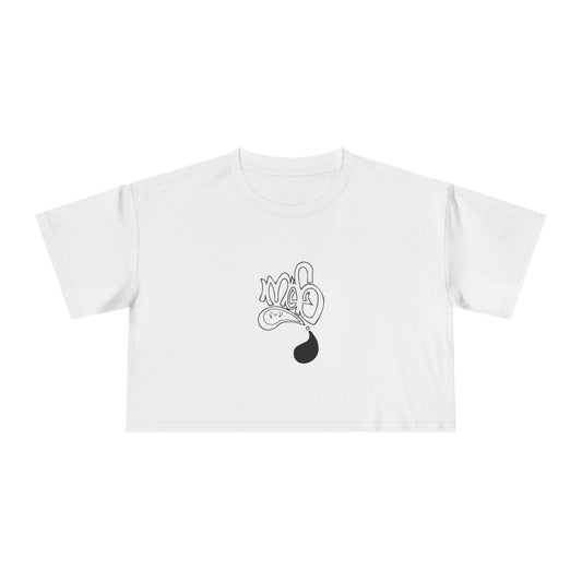 Stylish Women's Crop Tee, Trendy Summer Top, Casual Streetwear, Perfect Gift for Her, Unique Graphic Design, Everyday Comfort