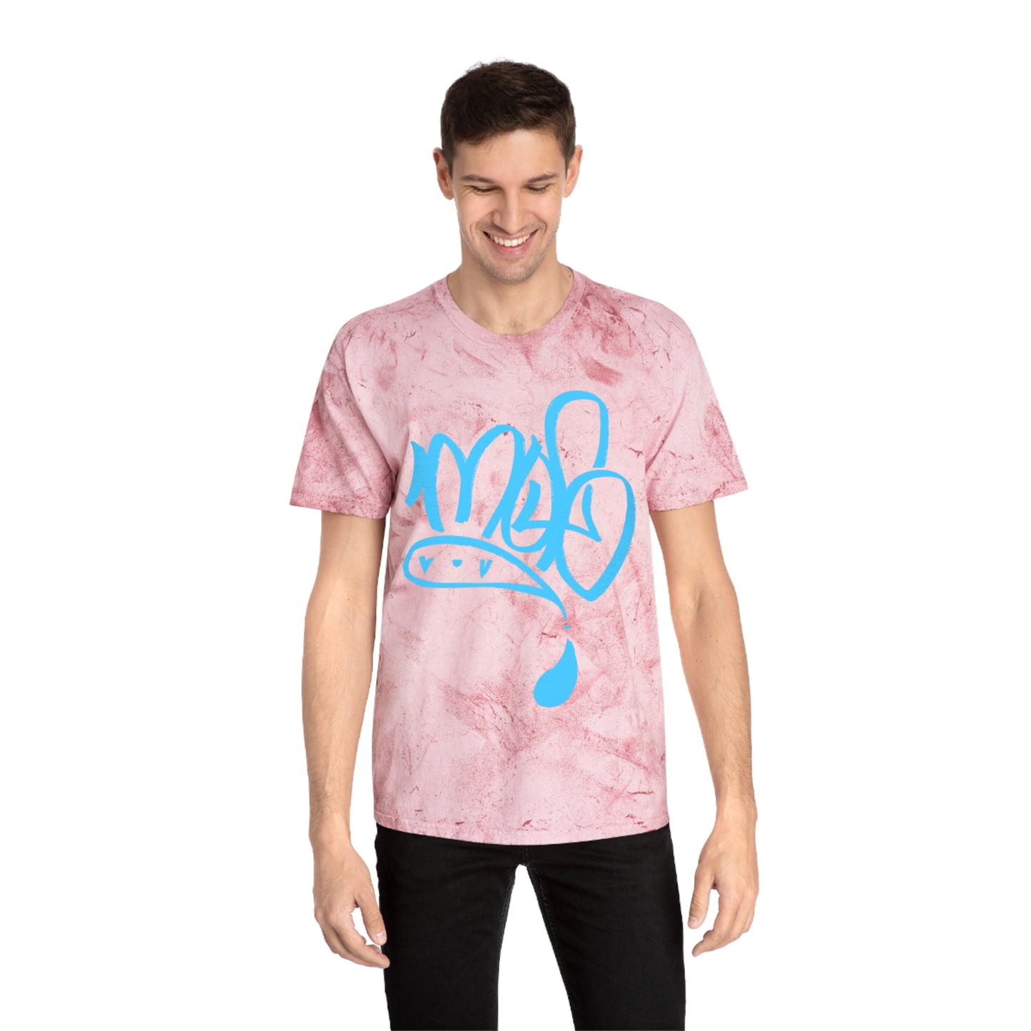 Color Blast unisex mofo logo blue