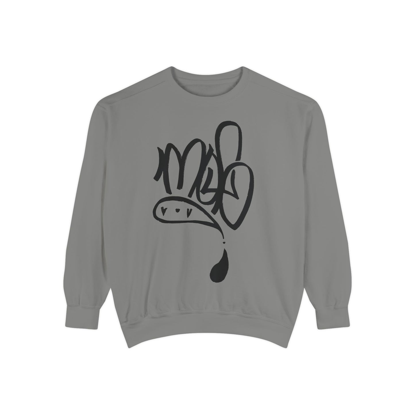 Unisex Garment-Dyed Sweatshirt with Unique Script Design, Cozy Casual Wear, Perfect Gift for Friends, Ideal for Everyday Comfort, [...]